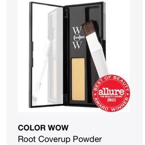 Blonde-color WOW root cover up